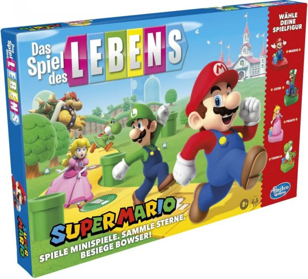 Hasbro Super Mario Das Spiel Des Lebens Brettspiel Familienspiel E9488
