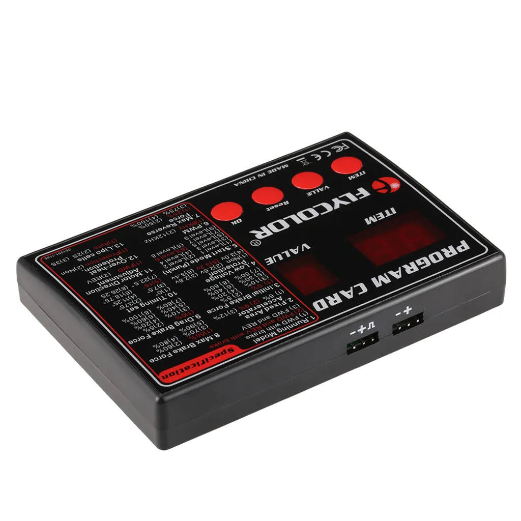 Ursprš¹ngliche Flycolor Programing Karte Fš¹r RC Cars ESC Elektronische Drehzahlregler – Bild 5