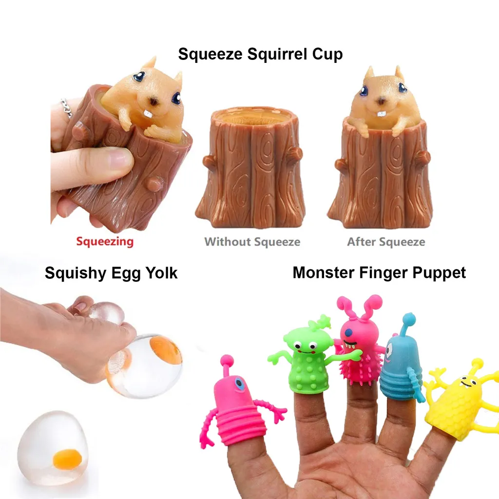 Oleio Fidgets Set A | Antistress Spielzeug 12-Teilig Stressabbau Sensory Toys Set Für Kinder Und Erwachsene – Bild 4