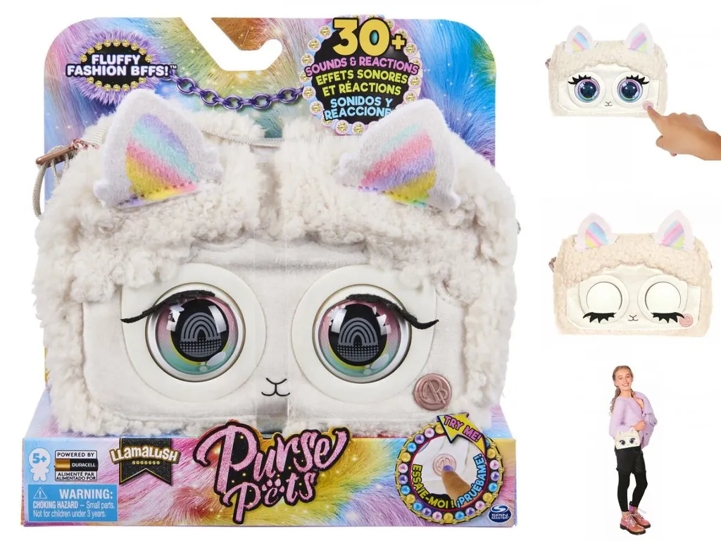 Spin Master Purse Pets - Flauschi Lama 6064117 – Bild 10