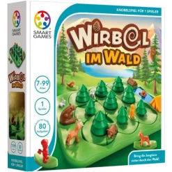 Smart Games Wirbel Im Wald, Knobelspiel, Logikspiel, Denkspiel, Kinderspiel, Kinder, SG 531 DE