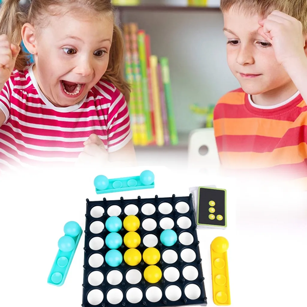 Hüpfendes Ball Brettspiel, Eltern Kind Interaktion Familienspiel – Bild 5