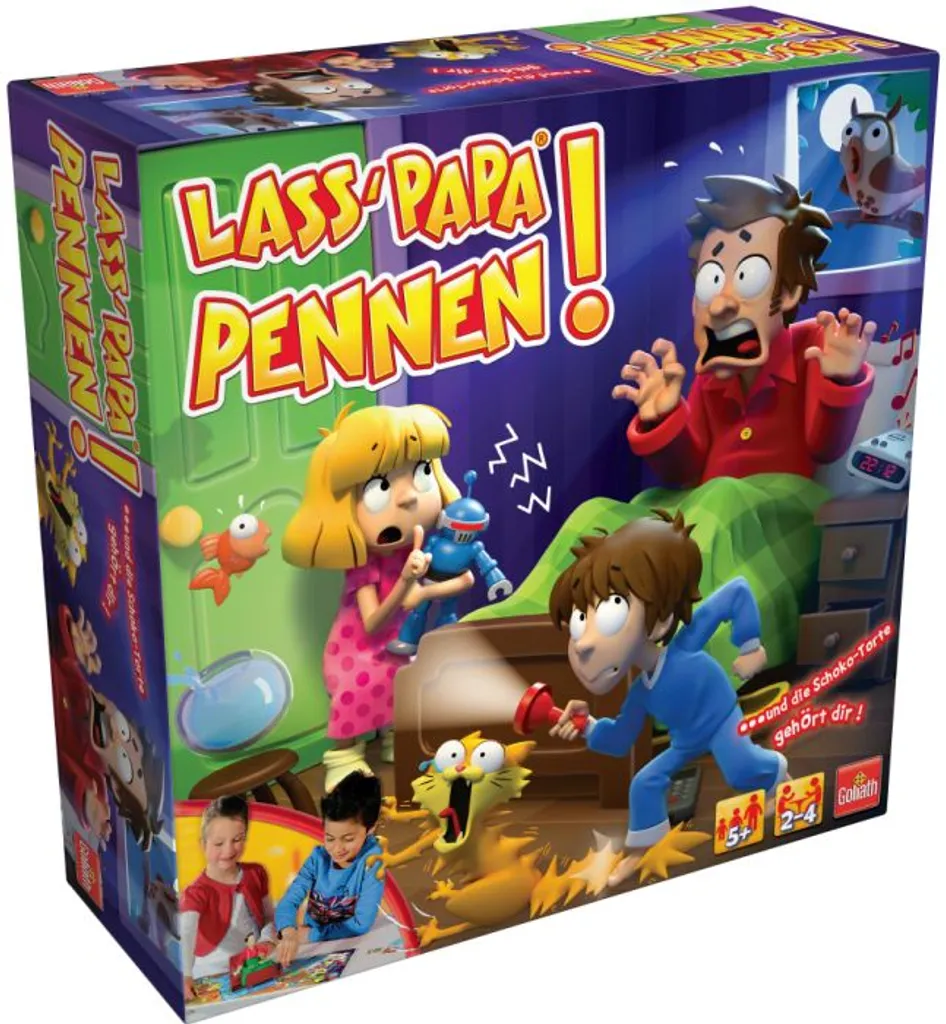 Goliath Spiele & Puzzle Lass Papa Pennen Aktionsspiele Spiele Familie Spielzeugknaller – Bild 6