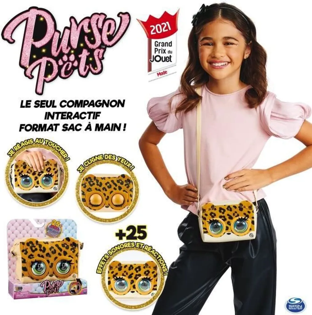 Spin Master 37541 BAG Purse Pets - Leopard – Bild 6