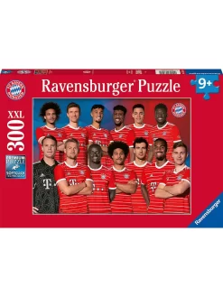 Ravensburger Spiele & Puzzle Kinderpuzzle 13328 - FC Bayern Saison 2022/2023 - 300 Teile XXL FC Bayern München Puzzle Mitbringspiele Fußball Spiele Mitbringspiele Sw13116