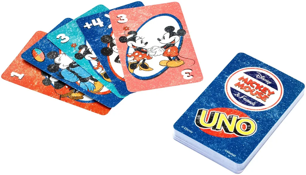 Mattel Games UNO Micky Mouse, Kartenspiel, Gesellschaftsspiel, Familienspiel – Bild 2