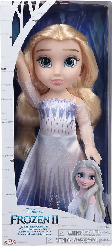 Jakks Pacific Spielwaren Die Eiskönigin 2 - Königin Elsa Puppe 35 Cm Stehpuppen Puppen Großpuppen – Bild 5