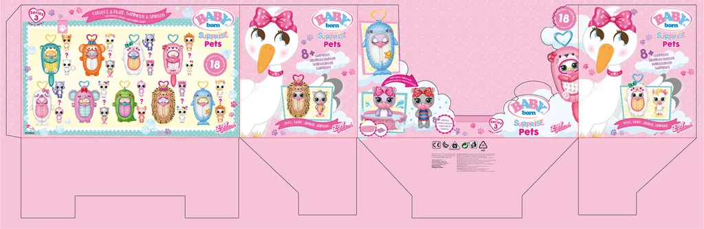 Zapf Creation 904466 BABY Born Surprise Pets 3 - Kleine Tiere, Mit Kokon, Anhänger, Schnuller, Geburtszertifikat, Mit Farbwechsel-Überraschung, Charakter Nicht Frei Wählbar, 1 Stück – Bild 13