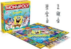 WINNING MOVES Monopoly SpongeBob Schwammkopf + Spielesammlung