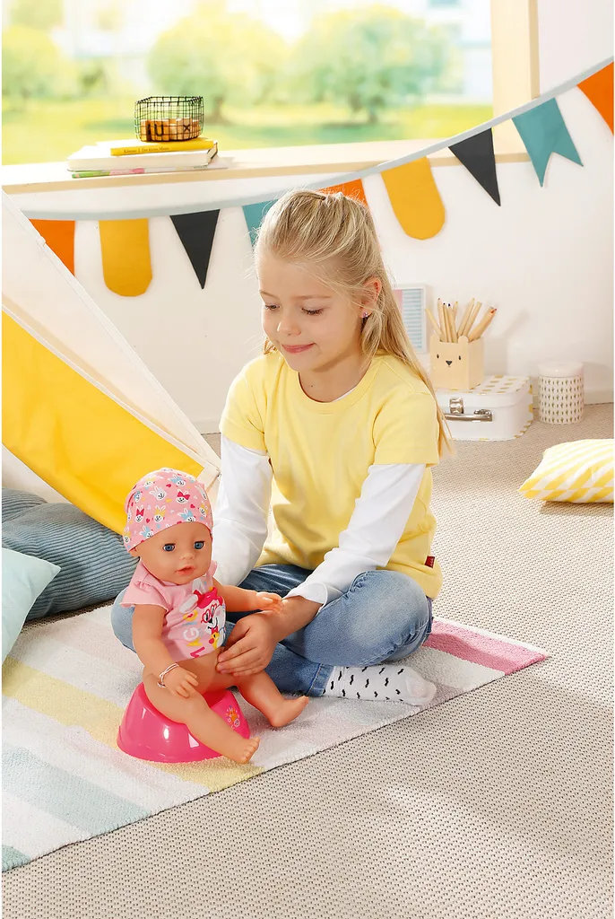 Zapf Creation 827956 BABY Born Magic Girl 43 Cm - Neu Mit Magischem Schnuller Und 10 Lebensechten Funktionen – Bild 5