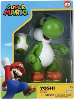 Figur - JAKKS PACIFIC - Super Mario Bros: Yoshi + Ei - 10 Cm