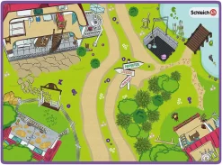 Schleich 42465 Horse Club Spielteppich Horse Club