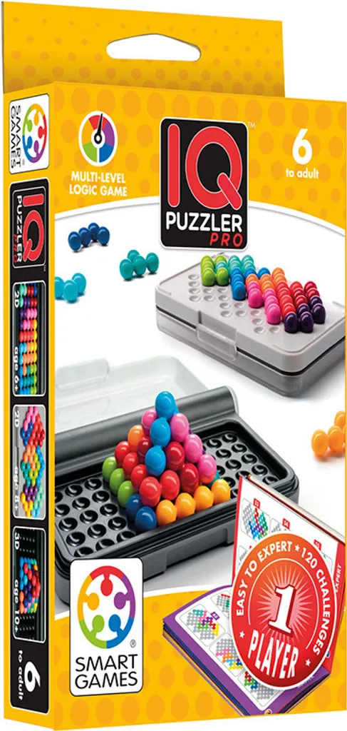 Smart Games Spiele & Puzzle IQ-Puzzler PRO Denkspiele Spiele Familie Kindertag Ztghb Spielzeugknaller Geschenkschultuete – Bild 5