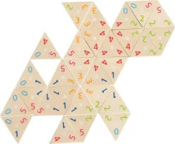 Goki 56894 Gesellschaftsspiel "Tri Domino" Holz