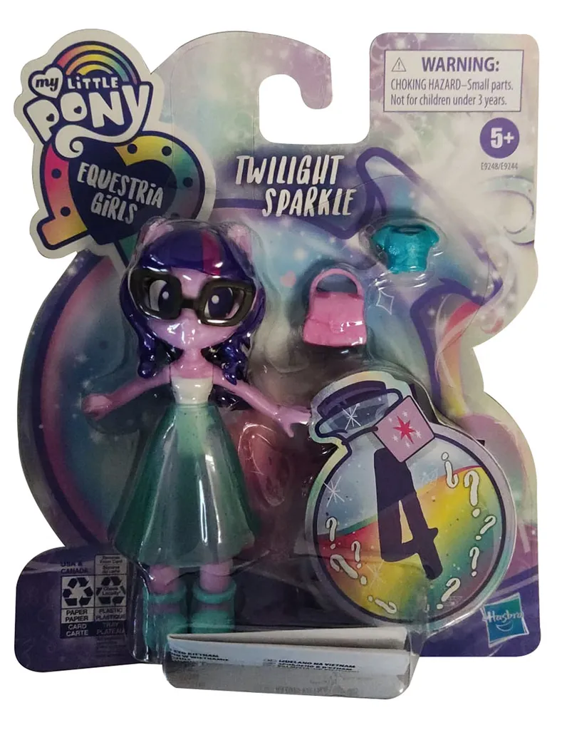 Hasbro E9248 My Little Pony MLP Equestria Girls Fashion Squad Twilight Sparkle Figur Puppe Mit 7 Accessoires Lila
