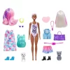 Mattel Barbie Day-to-Night Color Reveal Puppe 25 Überraschungen Wechseloutfits