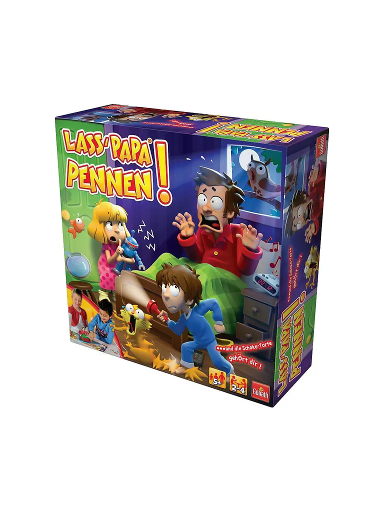Goliath Spiele & Puzzle Lass Papa Pennen Aktionsspiele Spiele Familie Spielzeugknaller – Bild 3