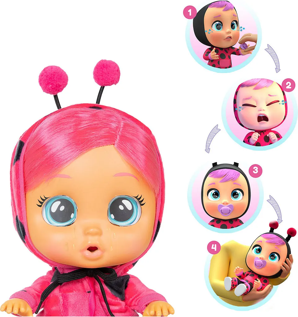 IMC Toys Spielwaren Cry Babies Dressy Lady Babypuppen Puppen Babypuppen – Bild 5