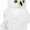 Plüschtier SchneeEule 46cm, Eulen Uhu Stofftiere Kuscheltiere Vogel Vögel Greifvögel