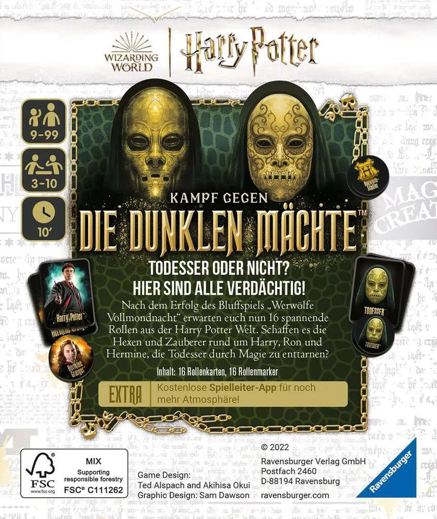 Harry Potter - Kampf Gegen Die Dunklen Mächte Ravensburger 27353 – Bild 2