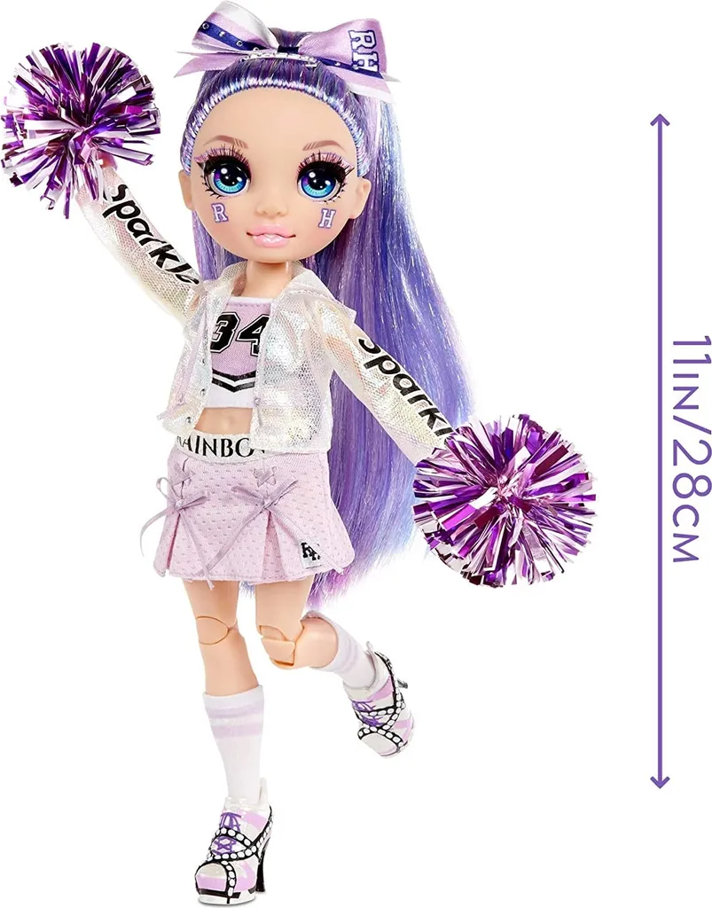 MGA Entertainment Rainbow High Cheer Doll-Violet Willow 0 0 STK – Bild 3