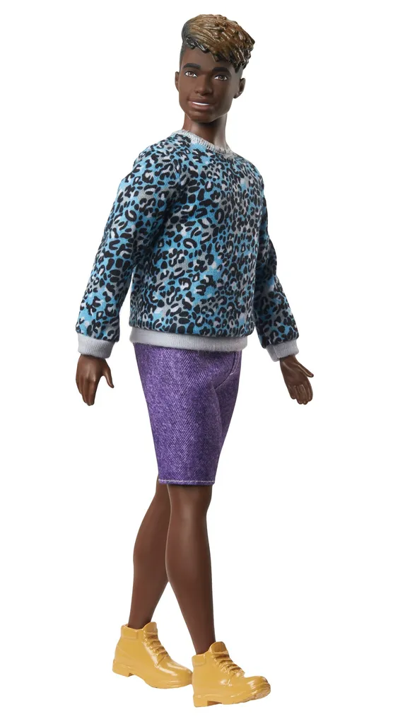 Barbie Fashionistas Ken Puppe (Dreadlocks) Mit Türkisem Pullover, Anziehpuppe – Bild 6