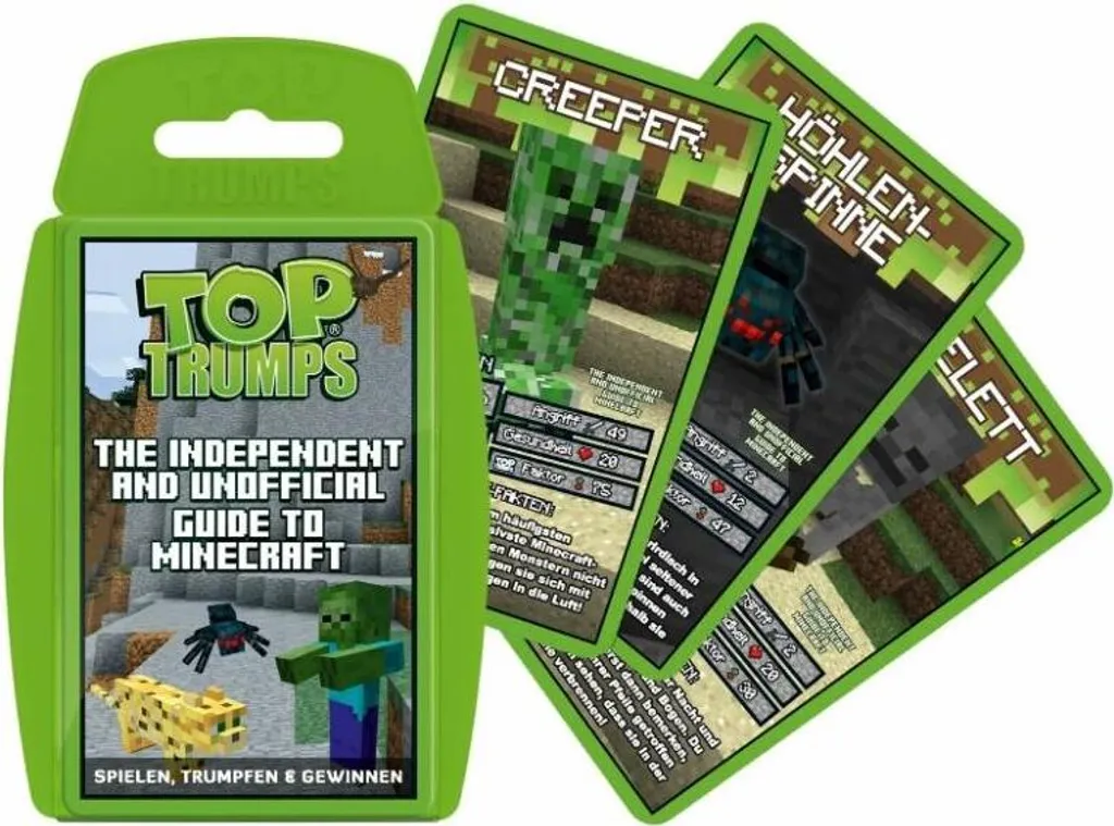 WINNING MOVES Top Trumps The Independent And Unofficial Guide To Minecraft Kartenspiel Quartett Karten Spiel – Bild 4