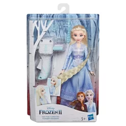 Hasbro E7002 Disney Frozen 2 Eiskönigin Elsa Flechtspaß Frisier Friseur Puppe