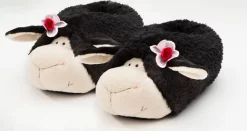Nici 40053 Hausschuhe Schwarzes Schaf Jolly Lynn Figürlich Plüsch Größe 38-41