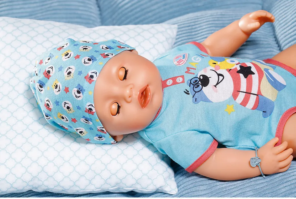 Zapf Creation 827963 BABY Born Magic Boy 43 Cm - Neu Mit Magischem Schnuller Und 10 Lebensechten Funktionen – Bild 9