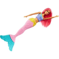 Barbie Dreamtopia Sirena Muñeca Con Pelo Rosado Para Niñas Y Niños +3 Años (Mattel GGC09) BARBIE