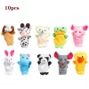 Fingerpuppen Baby, 10 Stück Fingerpuppen Tiere Set Für Baby Und Kinder