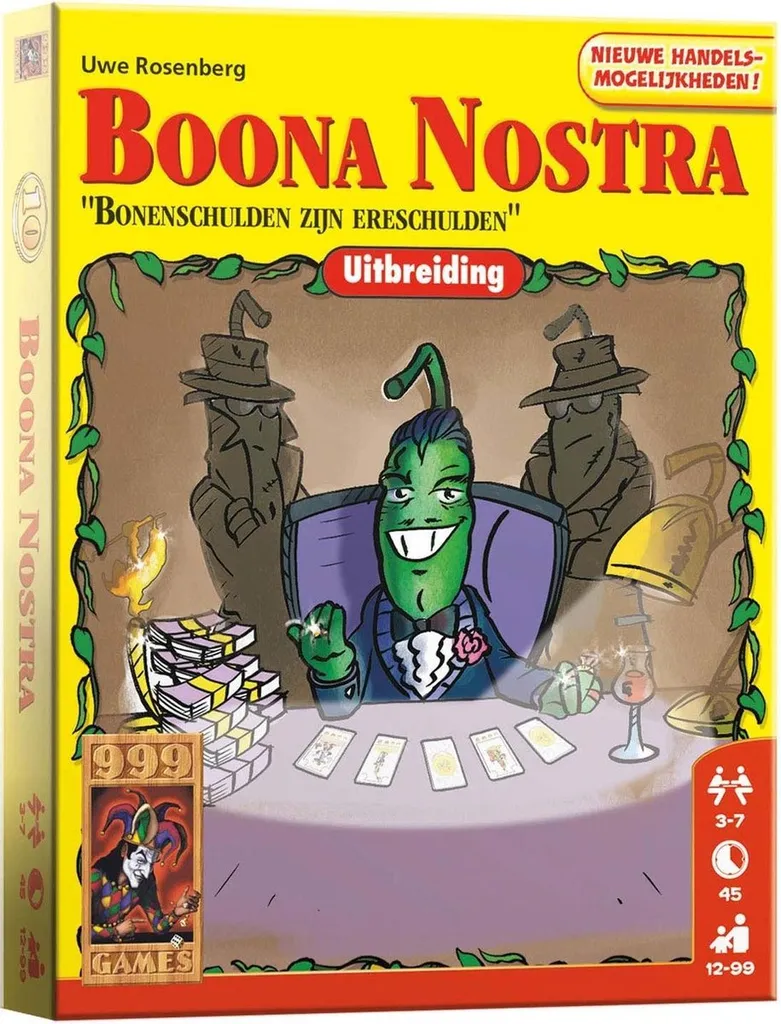 999 Games Kartenspiel Boona Nostra-Erweiterung, Farbe:Multicolor