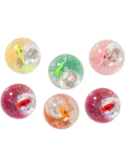 Eduplay Kinderparty Leuchtflummi Fische, 6 Stück Mitgebsel Fische PTY_Mitgebsel Geburtstagstüten, Partytüten, Geburtstagstüte, Mitgebseltüten, Mitgebsel, Kinderparty