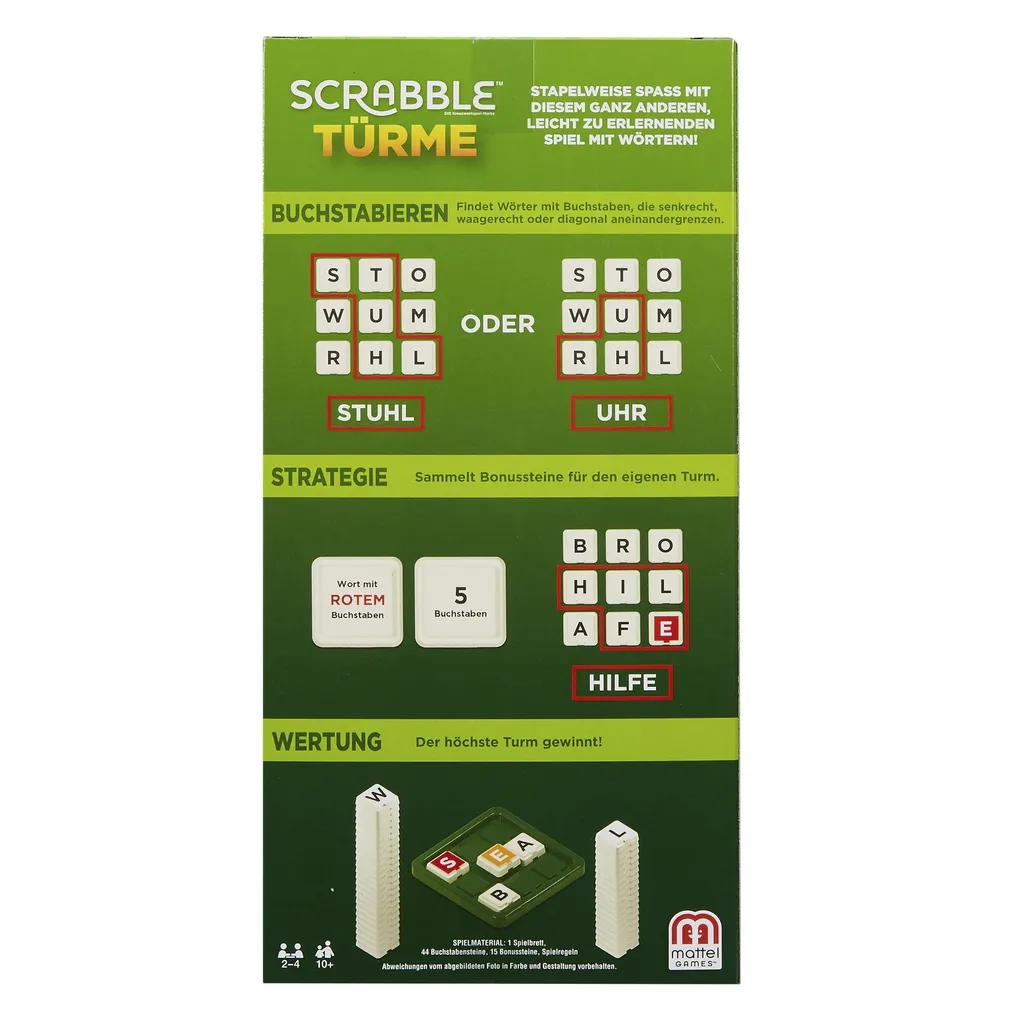 MATTEL Scrabble Türme – Bild 2