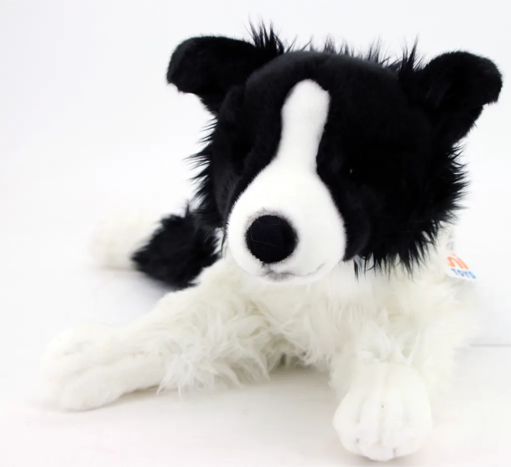 Border Collie 62cm Ohne Schweif Plüschhund Stofftier Hund – Bild 5