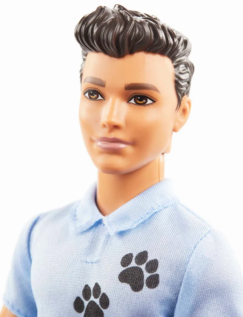 Barbie Ken Hundetrainer Spielset Puppe (brünett) Mit Zwei Hunden, Anziehpuppe – Bild 3