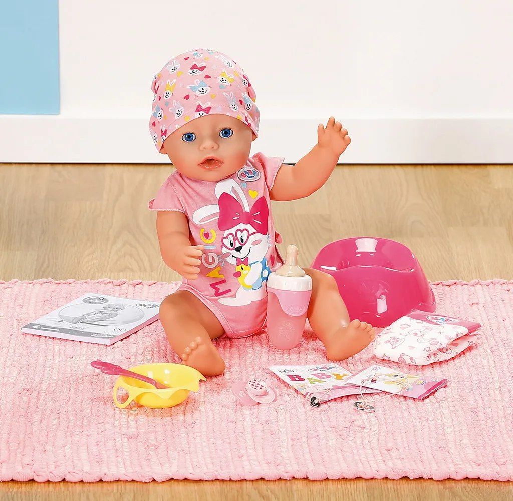 Zapf Creation 827956 BABY Born Magic Girl 43 Cm - Neu Mit Magischem Schnuller Und 10 Lebensechten Funktionen – Bild 3