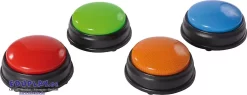 Eduplay Kinderparty Buzzer Mit Licht & Sound, 4 Stück Mitgebsel PTY_Mitgebsel Buzzer Licht