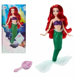 Offizielle Disney Die Kleine Meerjungfrau - Ariel Classic Puppe Mit Pinsel