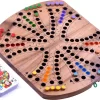 Tock Für 6 Spieler - Spielfeld 33 X 28 Cm - Gesellschaftsspiel Mit Spielkarten