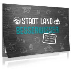 Stadt, Land, Besserwisser - Der Spiele-Klassiker Stadt Land Fluss In Der XL Neuauflage Mit 39 Kategorien Und Vielen Spezialregeln (Klassiker (DIN-A4)