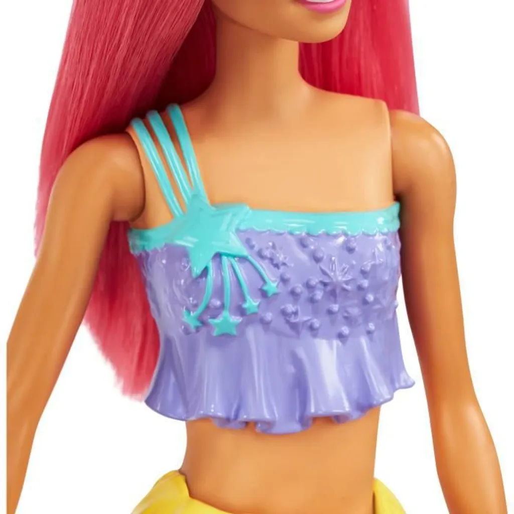 Barbie Dreamtopia Sirena Muñeca Con Pelo Rosado Para Niñas Y Niños +3 Años (Mattel GGC09) BARBIE – Bild 4