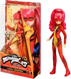 Miraculous Spielfigur Ladybug Marienkäfer Und Cat Noir Spielpuppe Dragon Shanghai Puppe 26 Cm