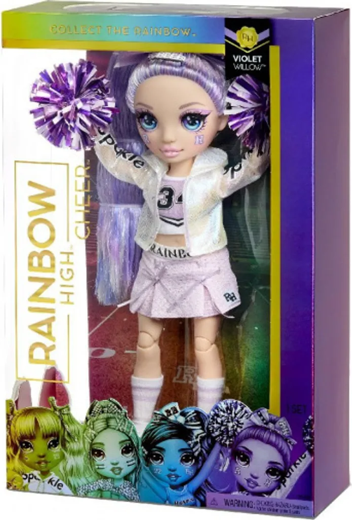 MGA Entertainment Rainbow High Cheer Doll-Violet Willow 0 0 STK – Bild 6