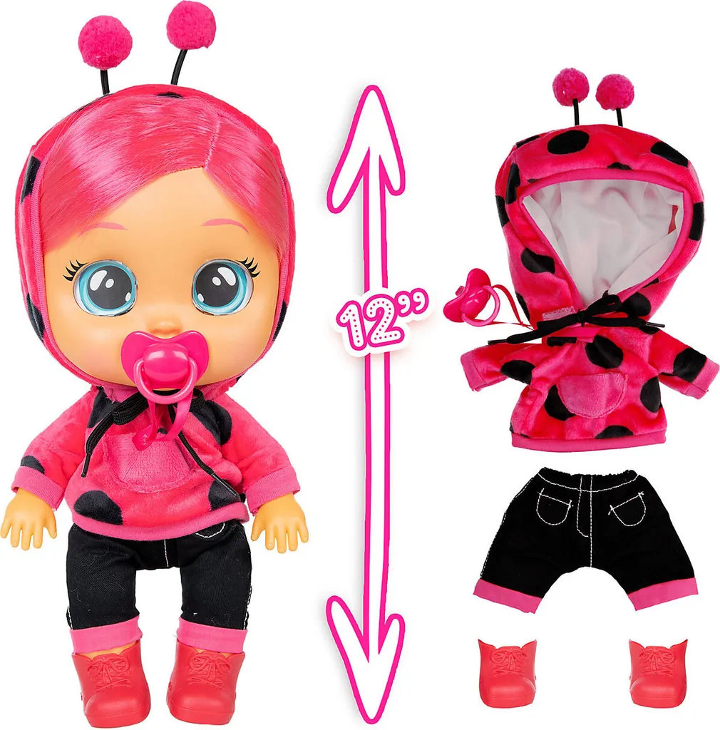IMC Toys Spielwaren Cry Babies Dressy Lady Babypuppen Puppen Babypuppen – Bild 6