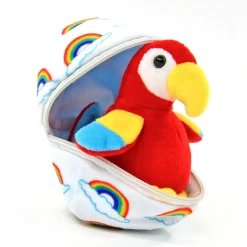 Kögler Mini-Papagei Paul Plüsch Im Ei 13 Cm Plüschtier Kuscheltier Schmusetier