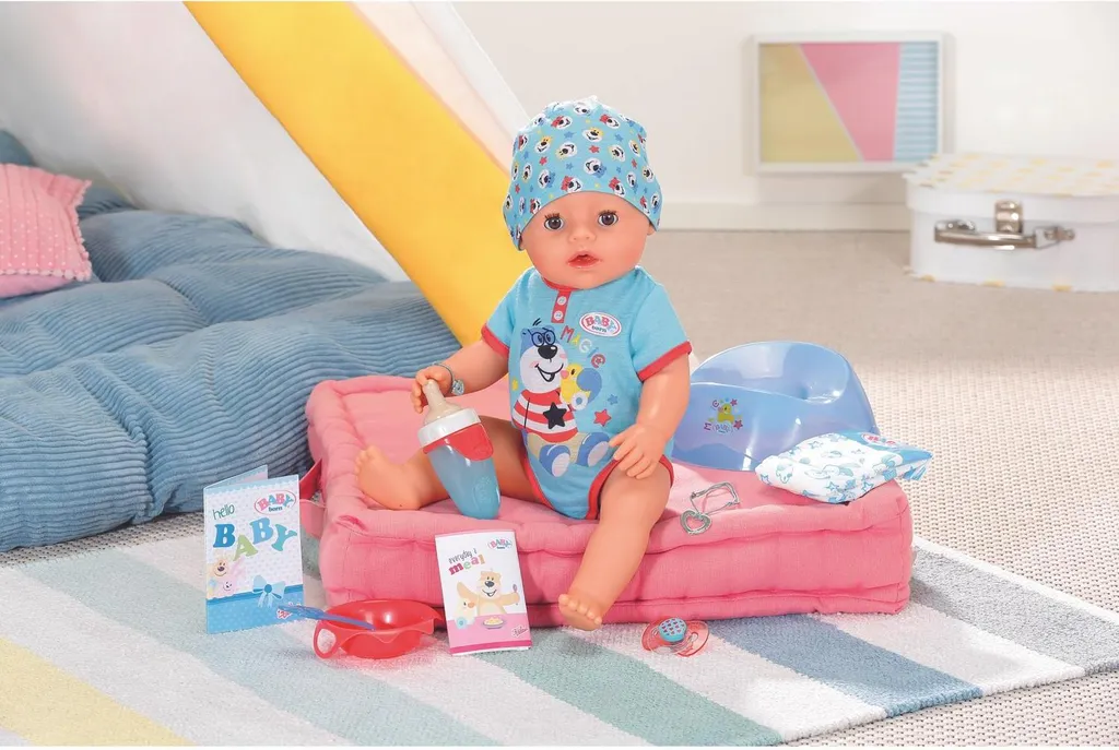 Zapf Creation 827963 BABY Born Magic Boy 43 Cm - Neu Mit Magischem Schnuller Und 10 Lebensechten Funktionen – Bild 20