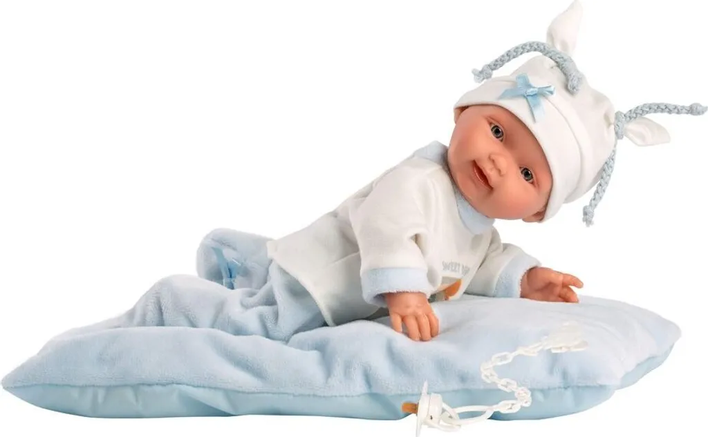 M. Llorens Jungen Babypuppe Bebito, 26 Cm Erstlingspuppe Festkörper Anatomisch – Bild 2