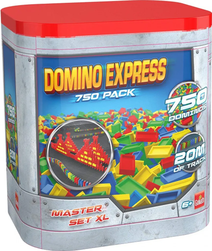 Goliath Domino Express 750 Steine, Farbe:Multicolor